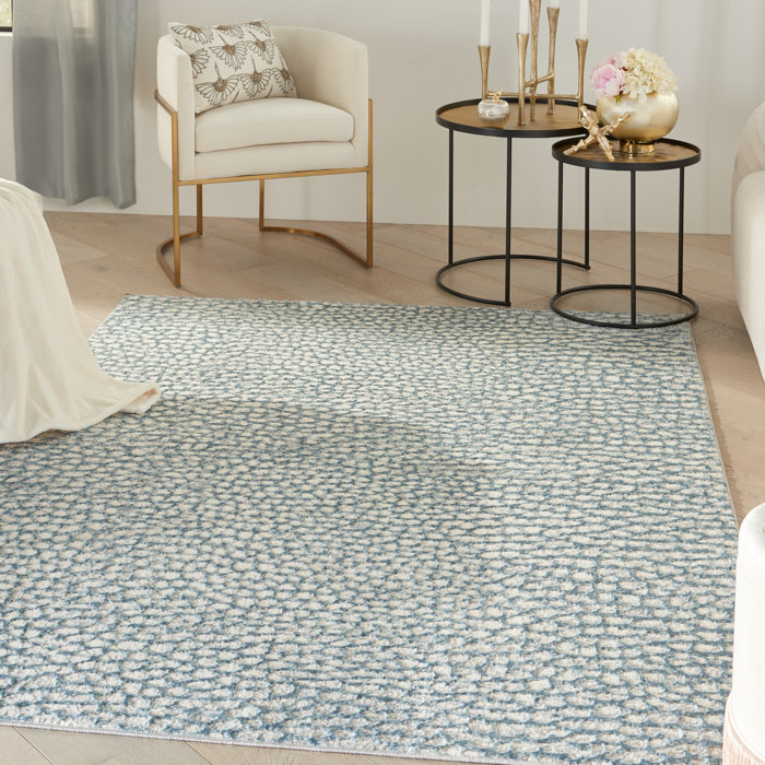 InspireMeHomeDécor Joli Ivory/Blue/Beige Rug & Reviews Wayfair